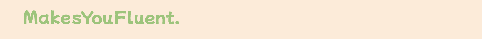 MakesYouFluent logo